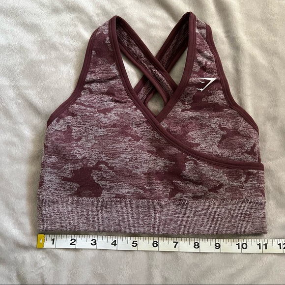 Gymshark Berry Camo Sports Bra - Picture 2 of 6